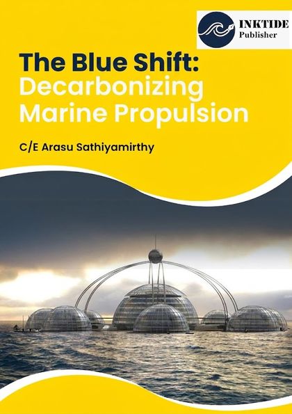 The Blue Shift: Decarbonizing Marine Propulsion — front cover by C/E Arasu Sathiyamirthy