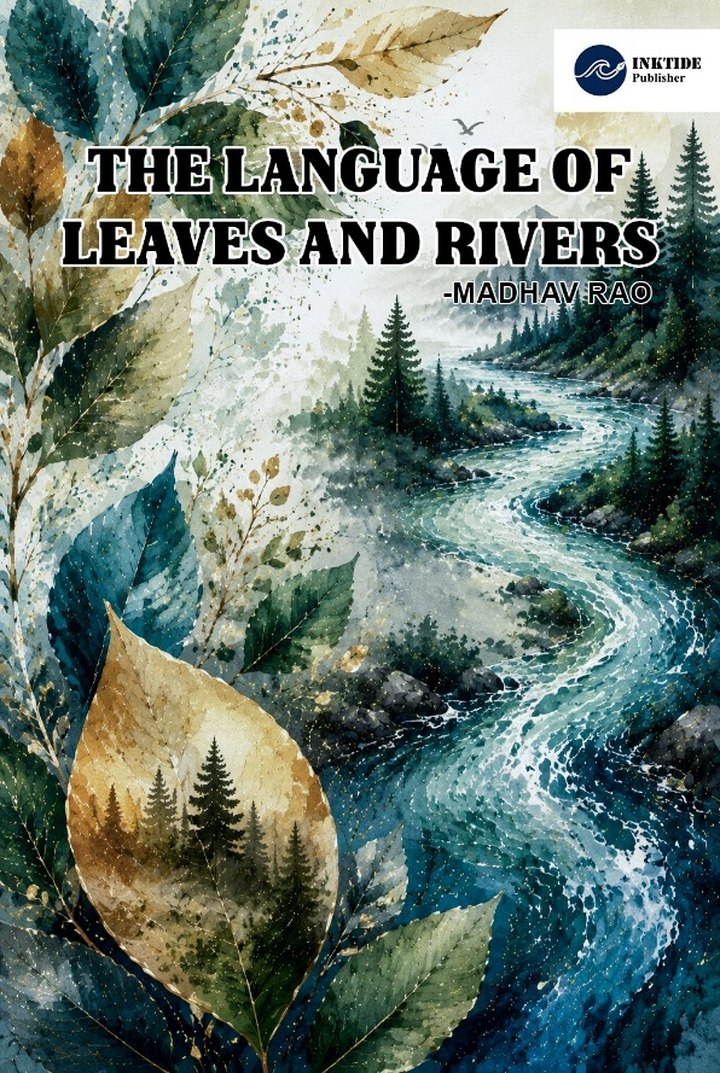The Language of Leaves and Rivers — front cover by Madhav Rao