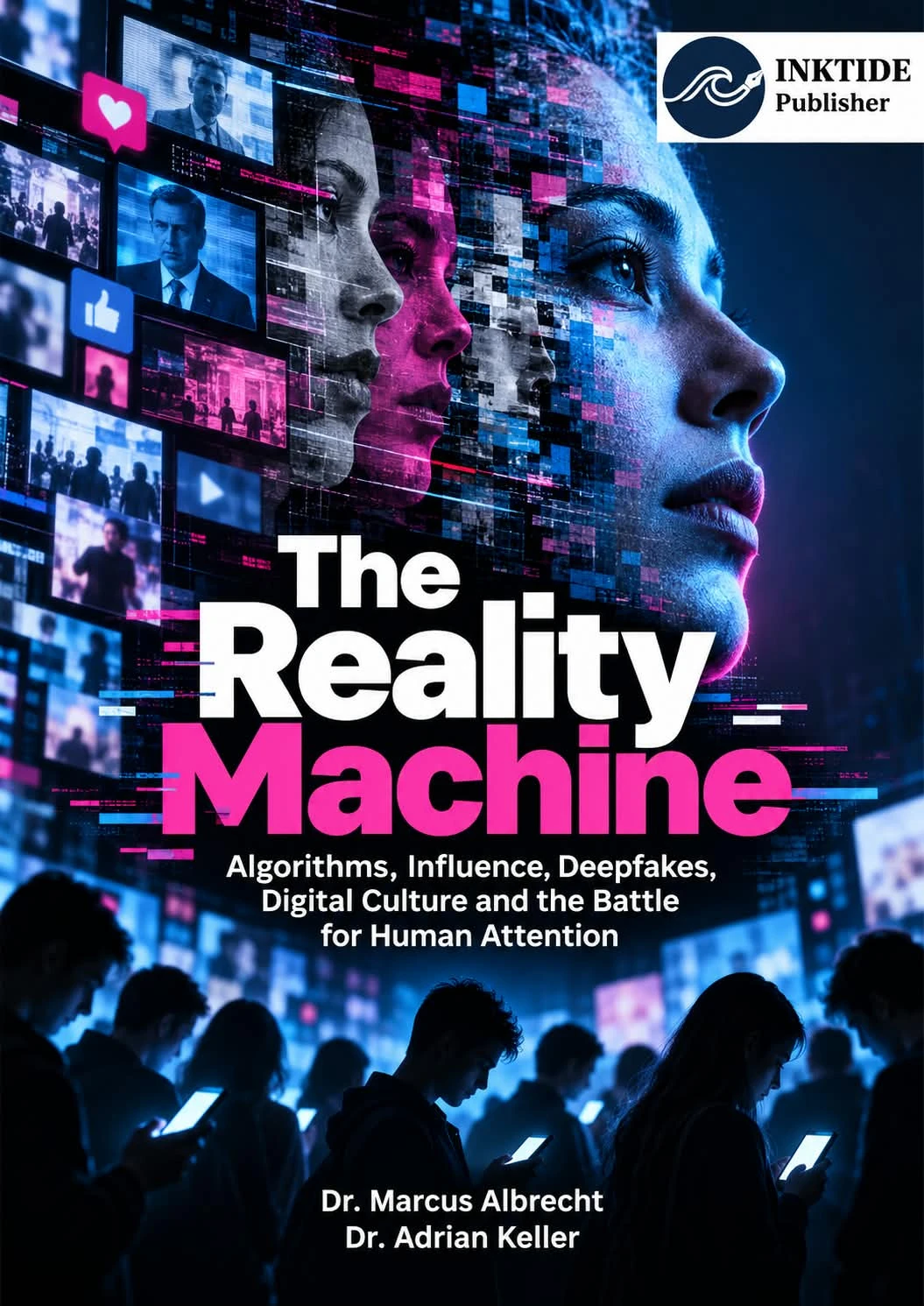 The Reality Machine: Algorithms, Influence, Deepfakes, Digital Culture and the Battle for Human Attention — front cover